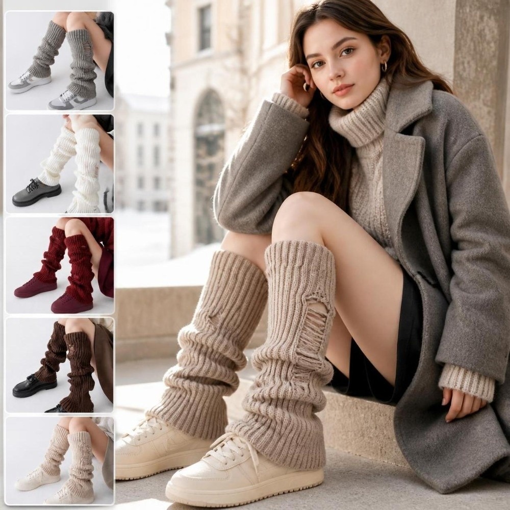 Warm Knit Leg Warmers Stretch  - Boot Sock Slouchy review and price