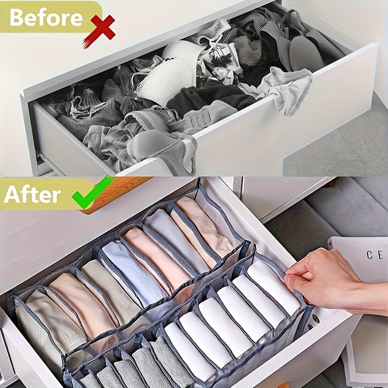 7 Grids Underwear Drawer Organ - Sock Organizer Tray review and price