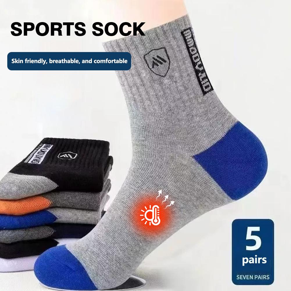 5 Pairs Men's Anti Odor & Anti - Cotton Crew Sock Pack review and price
