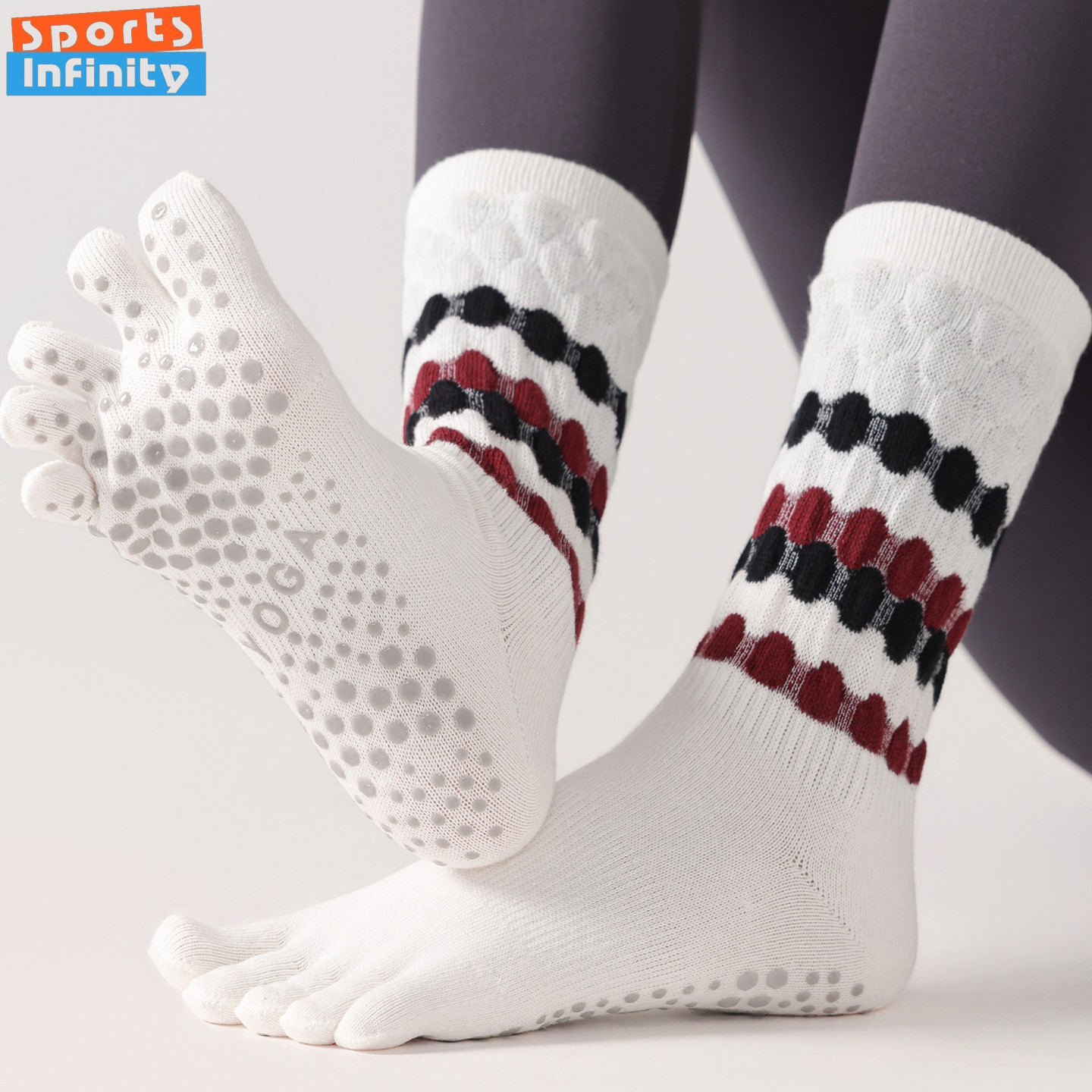 Fashion Five Finger Yoga Socks - Toe Sock Split review and price