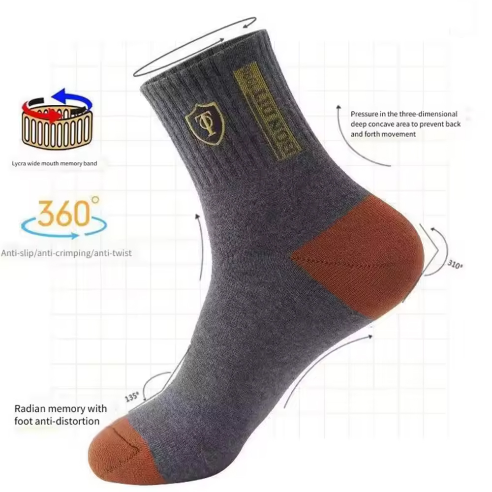 Men's5/10-Pack Premium Thermal - Cotton Crew Sock Pack review and price