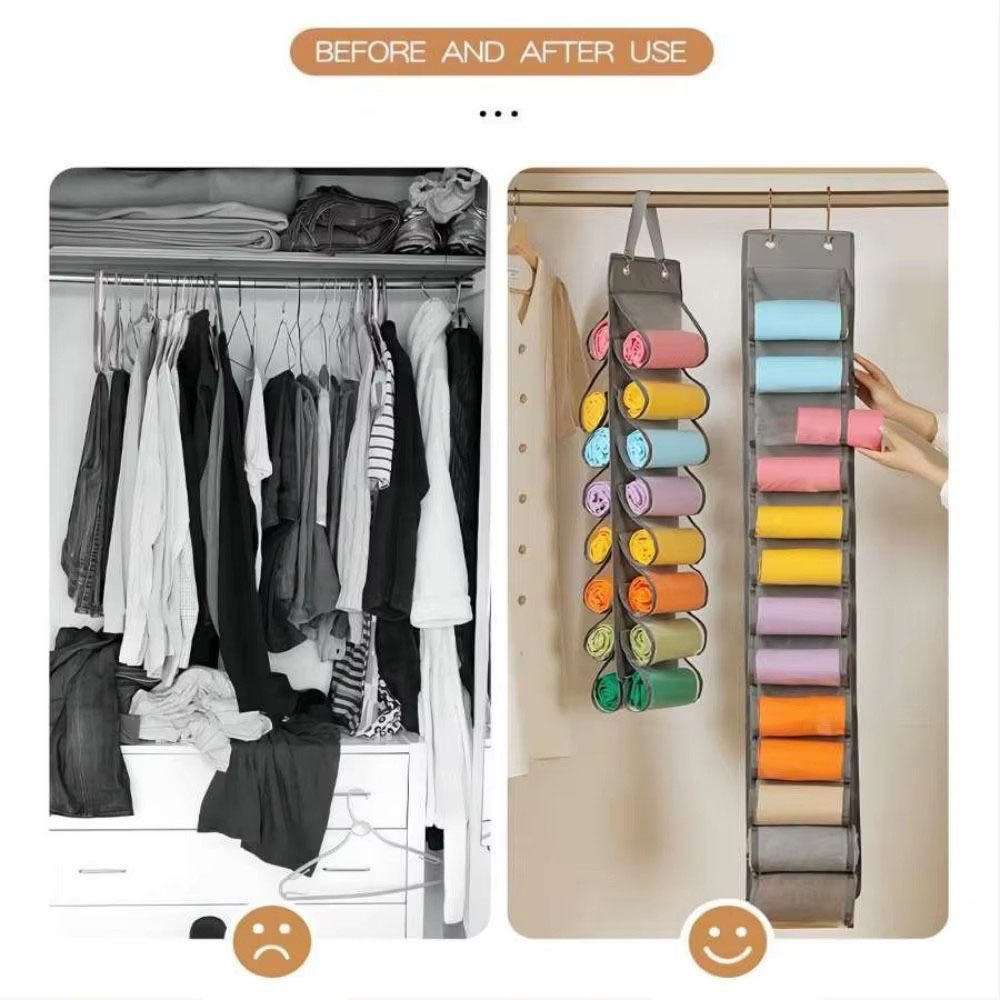 1PC Storage Bag Clothes Compar - Sock Organizer Tray review and price
