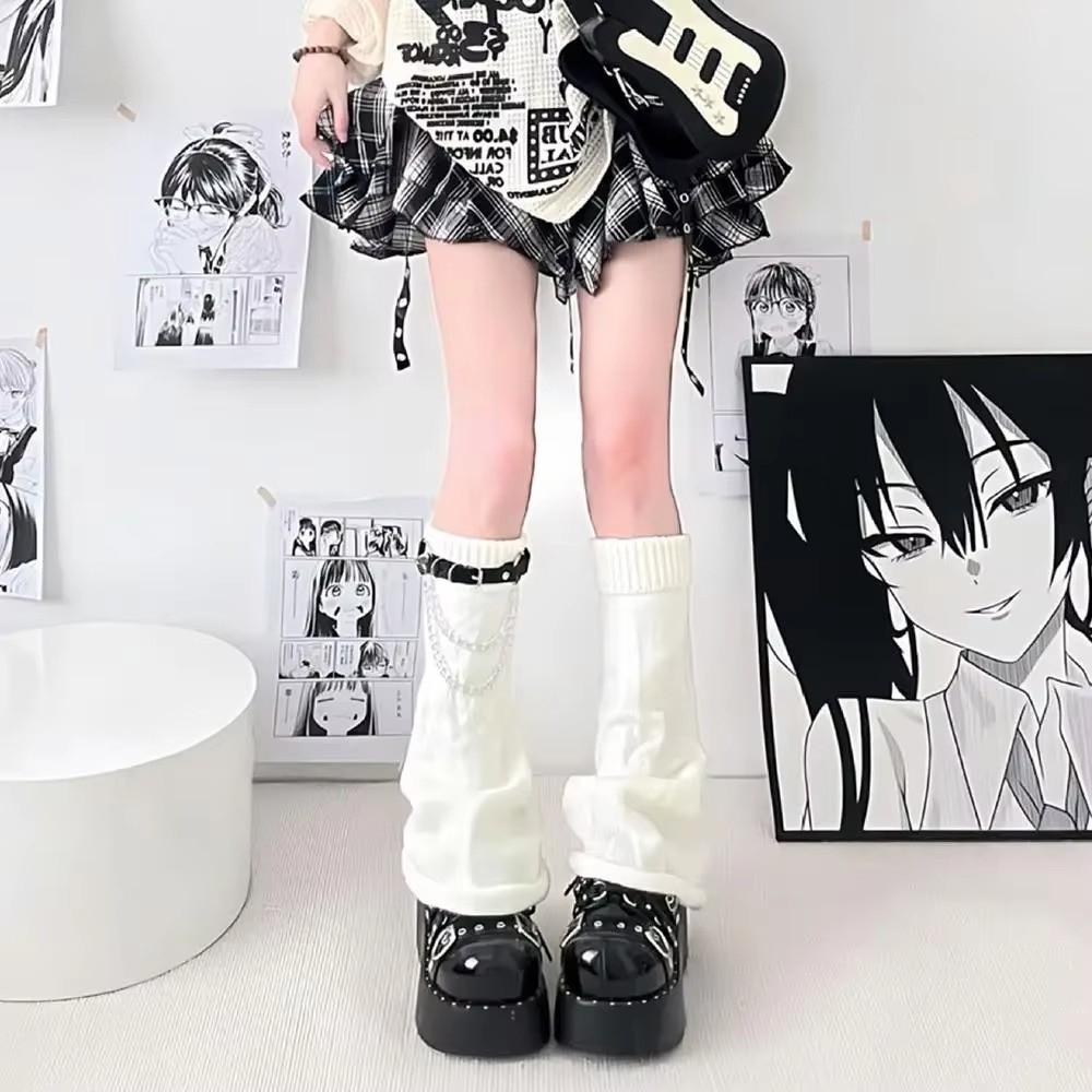 Japanese Style Harajuku Knit L - Boot Sock Slouchy review and price
