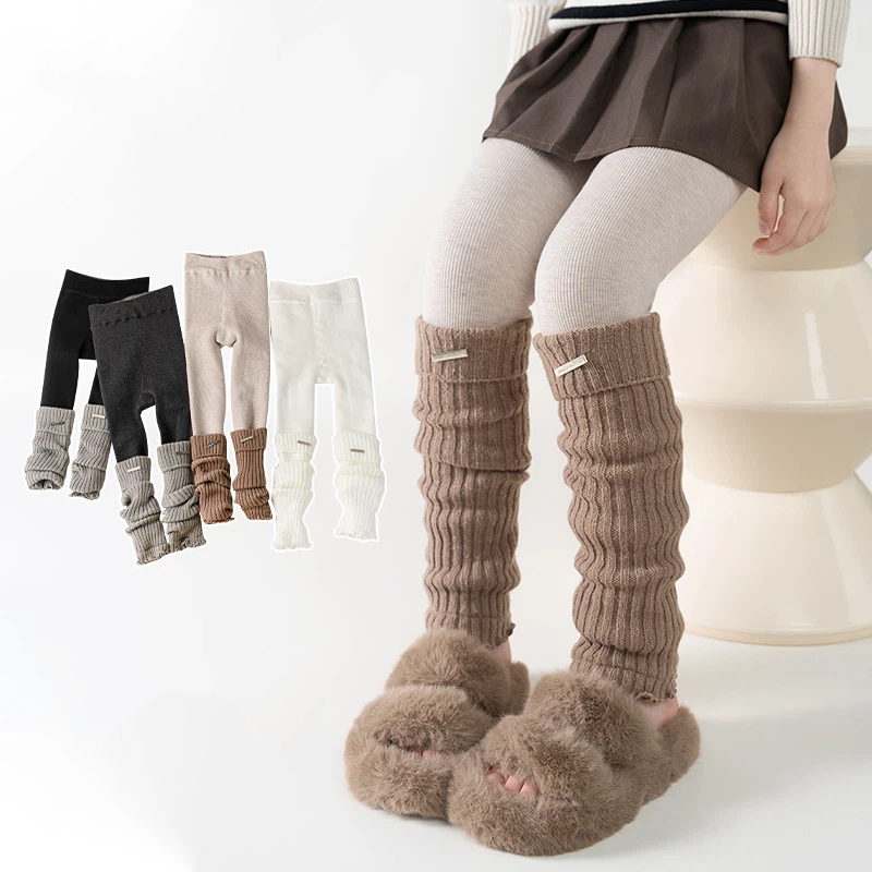 Kids Thermal Thickened Legging - Boot Sock Slouchy review and price