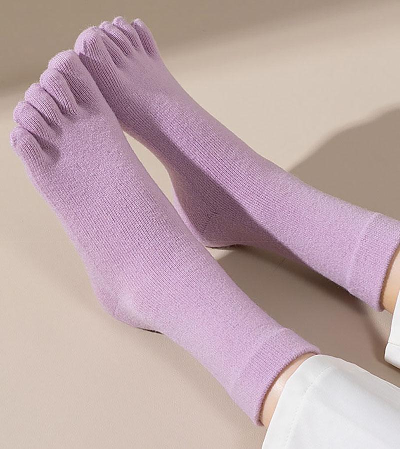 Autumn Winter Thicken Cashmere - Toe Sock Split review and price